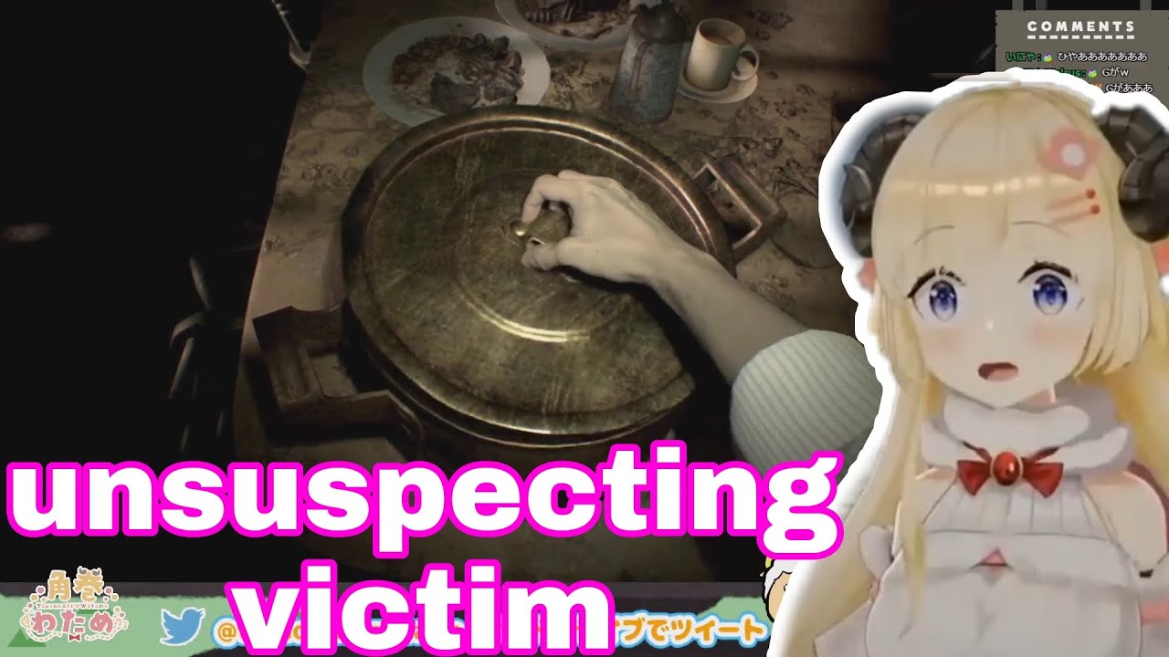 Watame Opened The Pot | RE 7 [Hololive/Eng Sub]