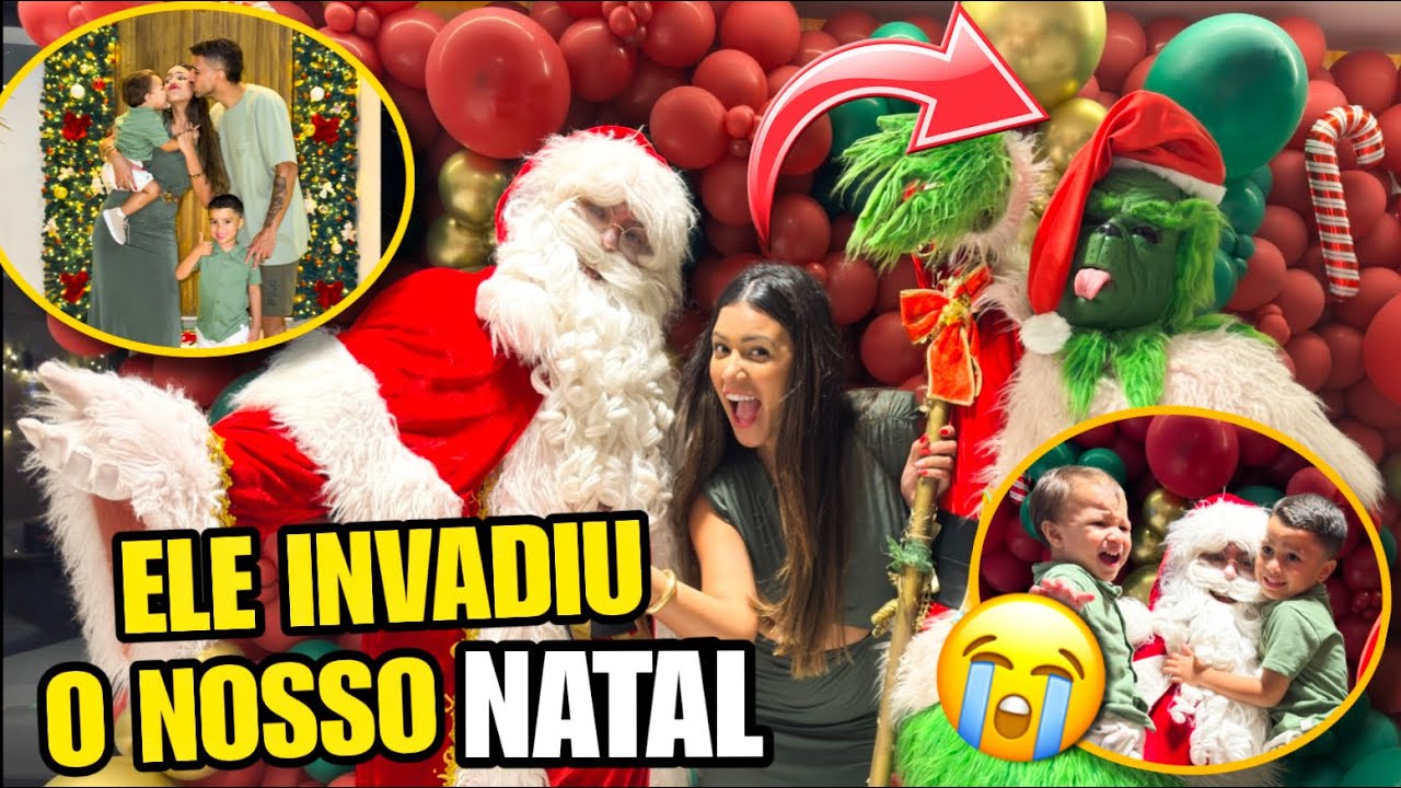 MINHA FESTA DE NATAL! 😱💚 *ELE INVADIU E ROUBOU OS PRESENTES* 🎁 