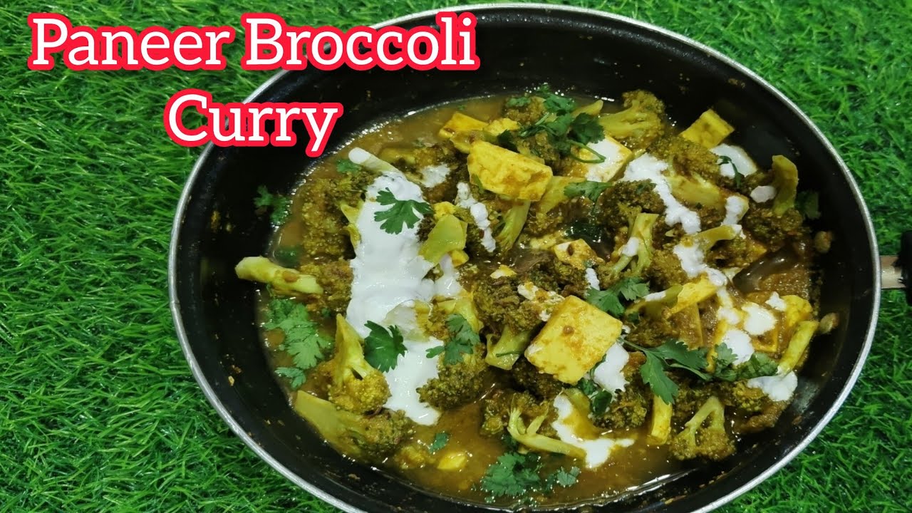 ಪನ್ನೀರ್ ಬ್ರೊಕೋಲಿ ಕರಿ 🥦 Healthy Paneer Broccoli Curry | Broccoli Masala  Recipe in Kannada #food