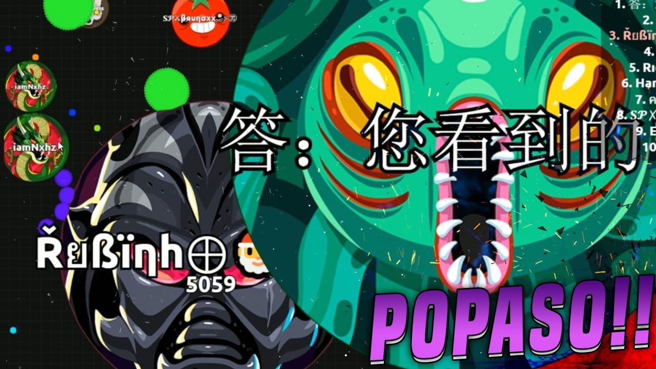 QUE POPASO!! | Agar.io | Rubinho vlc