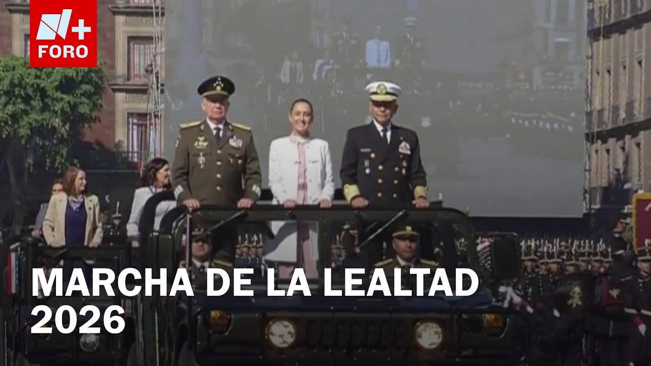 Claudia Sheinbaum encabeza la Marcha de la Lealtad, hoy 9 de febrero 2026 - Expreso de la Mañana