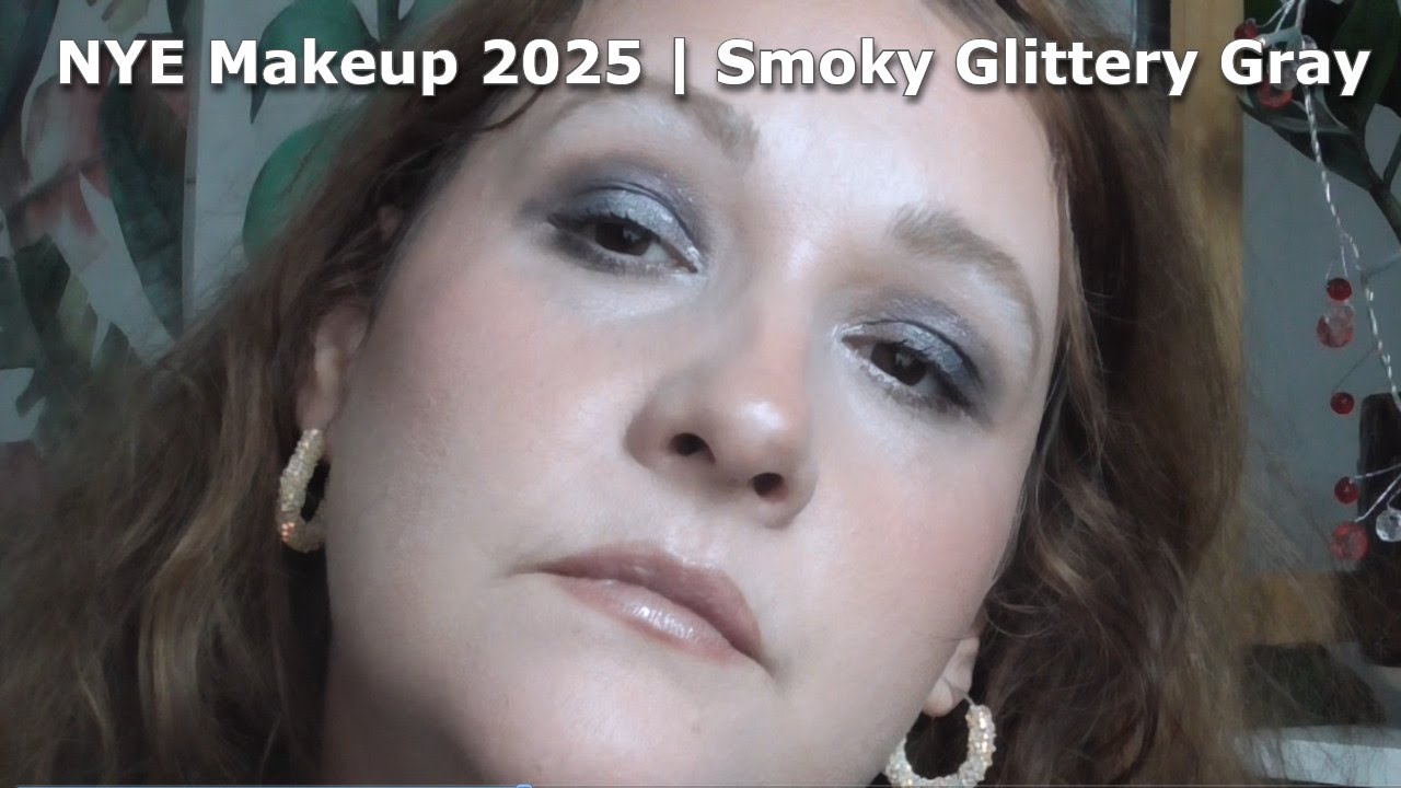 NYE Makeup 2025 | Glittery Grey