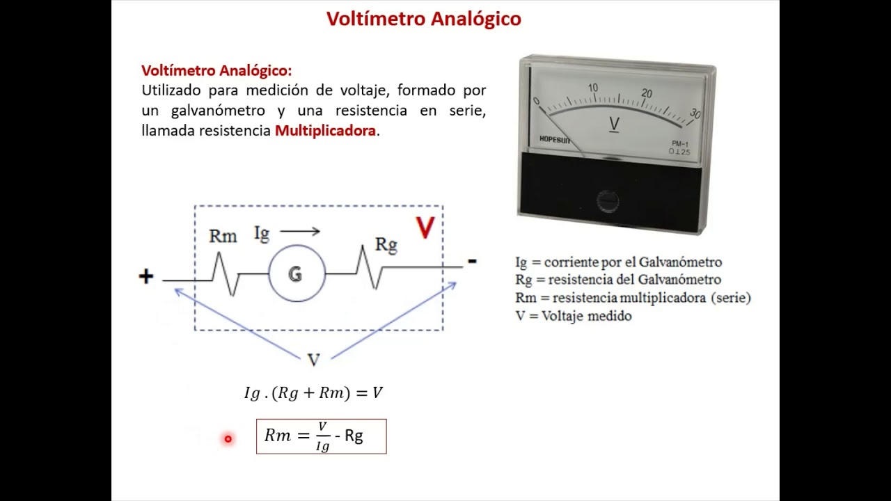 Instrumentos Básicos para Mediciones Eléctricas