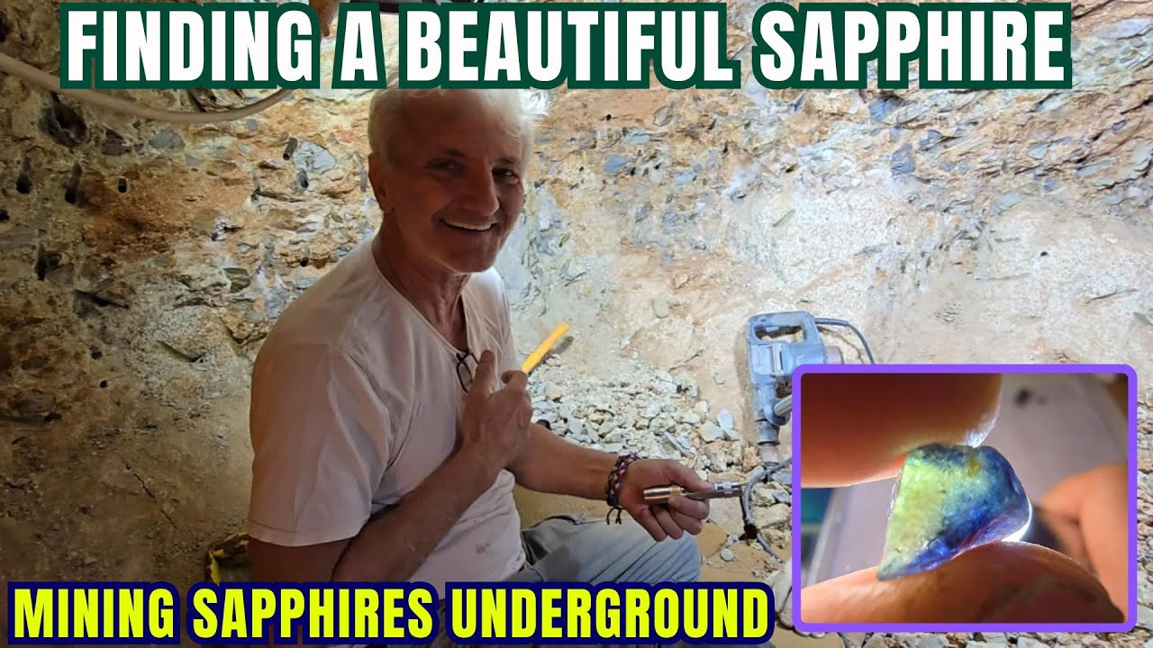 Finding Beautiful Sapphires ⛏️💎 MINING SAPPHIRES in AUSTRALIA
