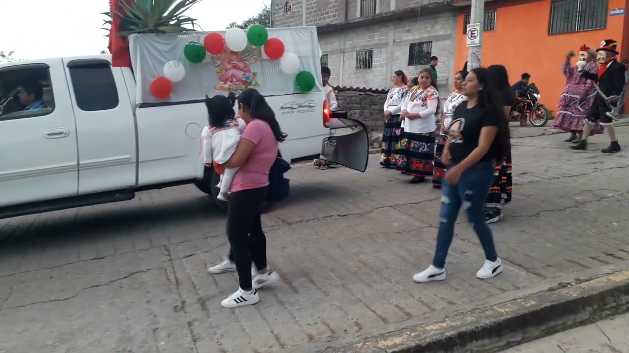 Recorrido en honor ala virgen de Guadalupe en almolonga Guerrero 11/12/2025 🤠💐💐