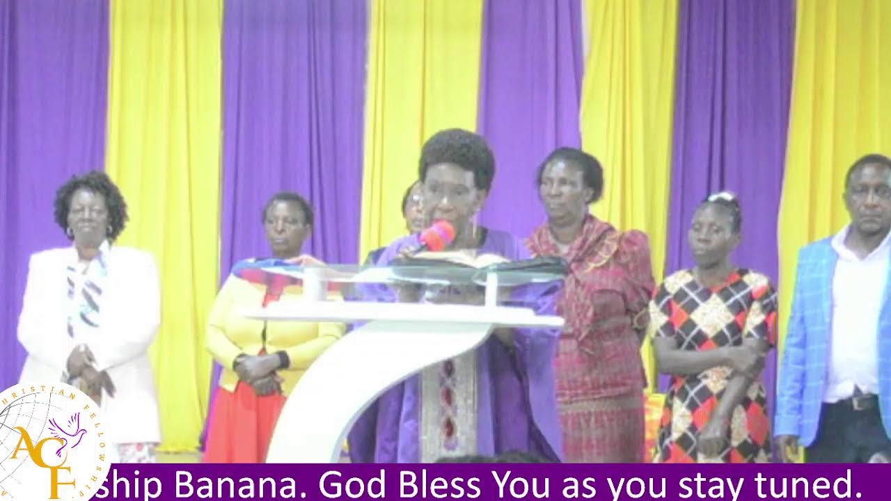 ACF Banana Church Service with Bishop Dr Margaret Wangari