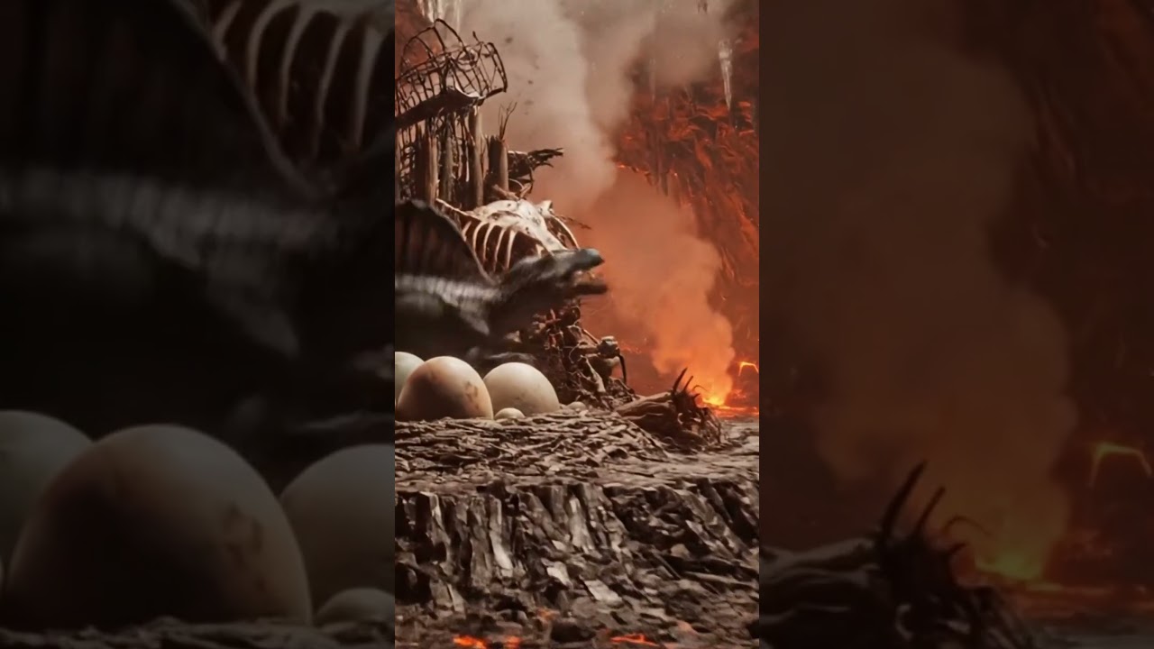 Inferno on Rails Trapped Between Dinosaurs and Lava in a Runaway Tram | 