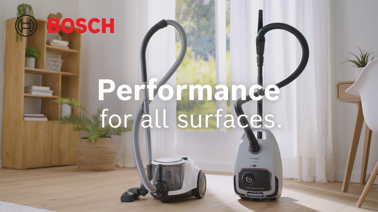 Bosch corded vacuum cleaners - power like a hurricane