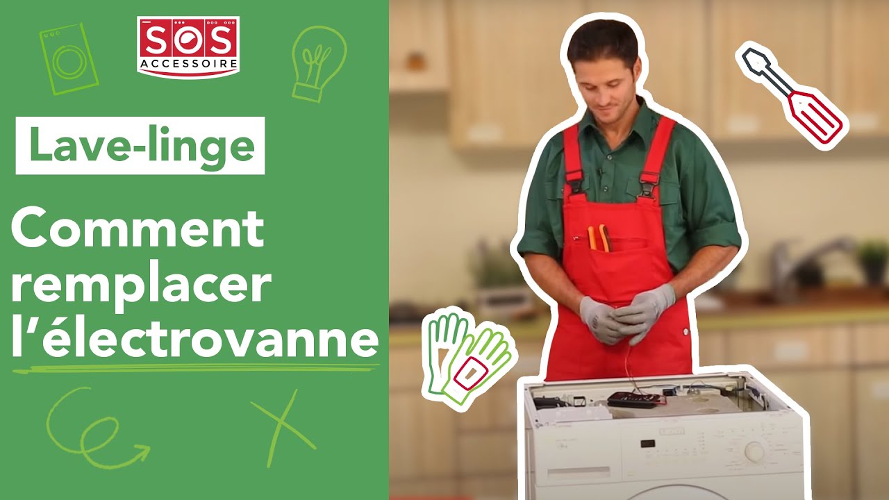 Comment remplacer l'électrovanne d'un lave-linge ?