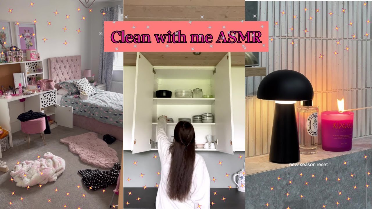 Clean with me ASMR || Relaxing aesthetic || tiktok compilation ✨💐