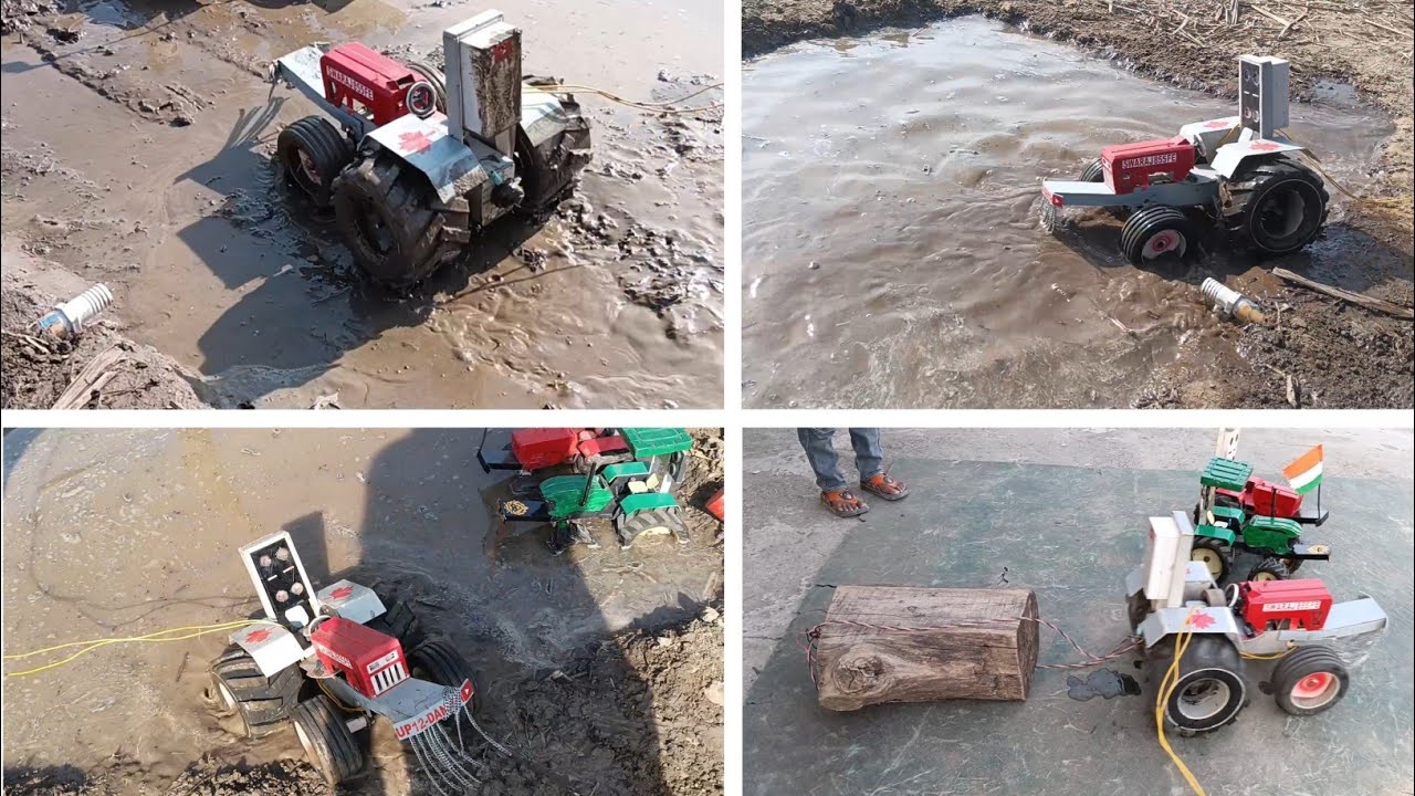 How to Make Rc  Swaraj 855 terctor🚜 Full🔥 modd off roding  💪के साथ लकड़ी को भी खींच लिया ?🤯