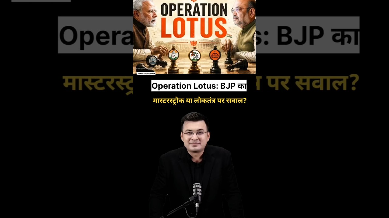 Operation Lotus: BJP का मास्टरस्ट्रोक या लोकतंत्र पर सवाल? #operationlotus #bjp