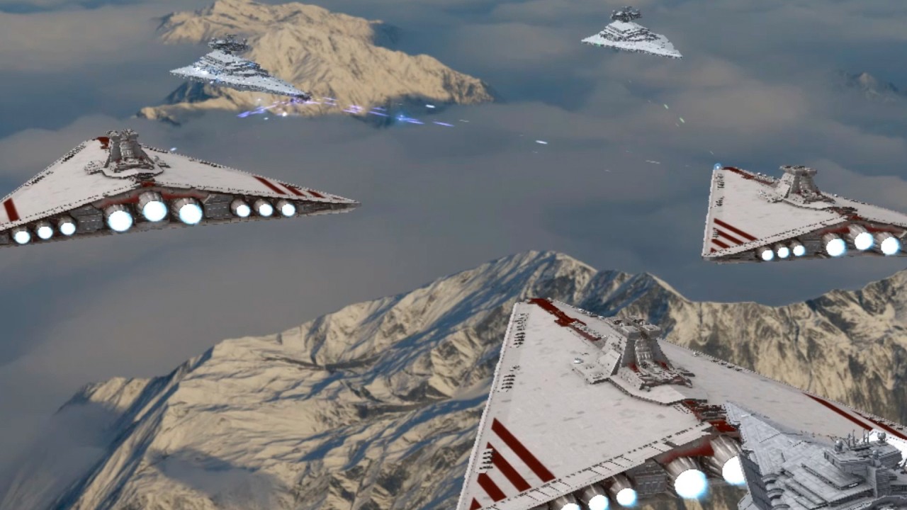 Who Wins? Secutor Victory Star Destroyers vs Imperial SD Fleet | Empire at War RE