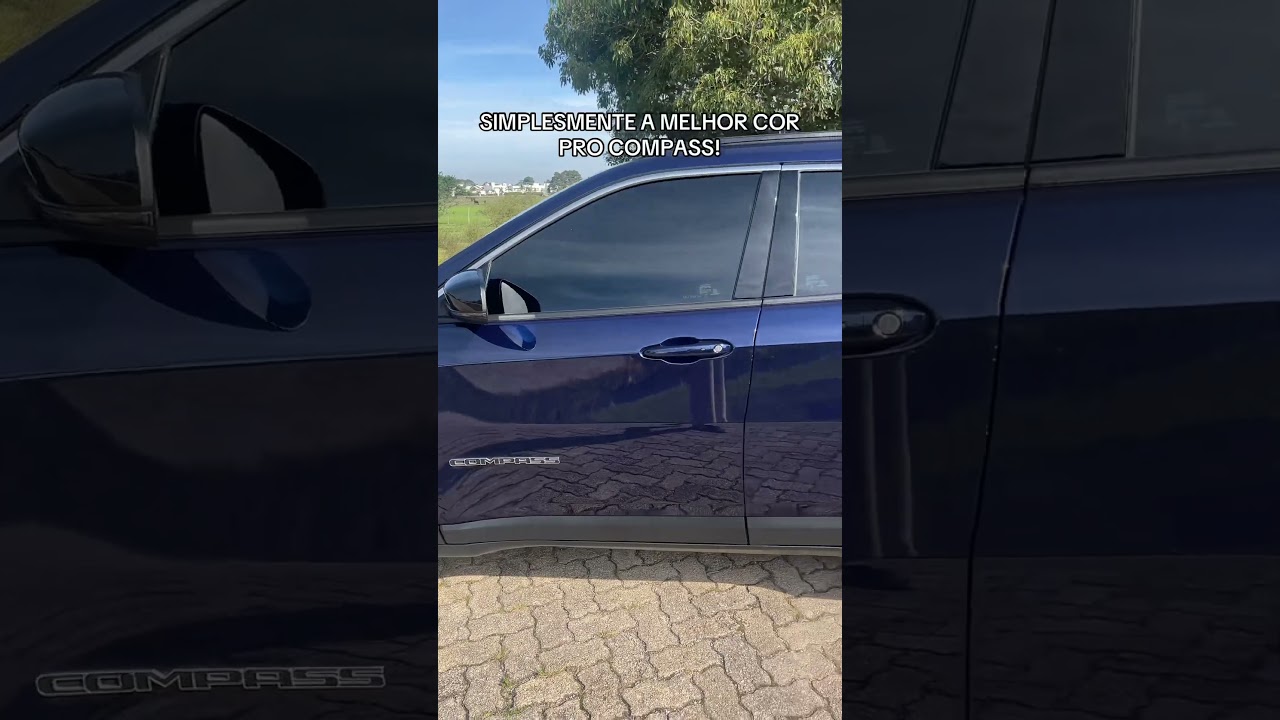 Jeep Compass na melhor cor poss&iacute;vel! Azul jazz #compass #compassazul #jeep #jeepcompass #2025 #2024