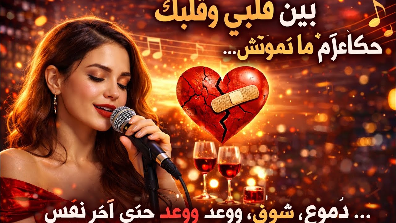 بين قلبي وقلبك حكاية غرام ما تموتش… دموع، شوق ووعد حب حتى آخر نفس