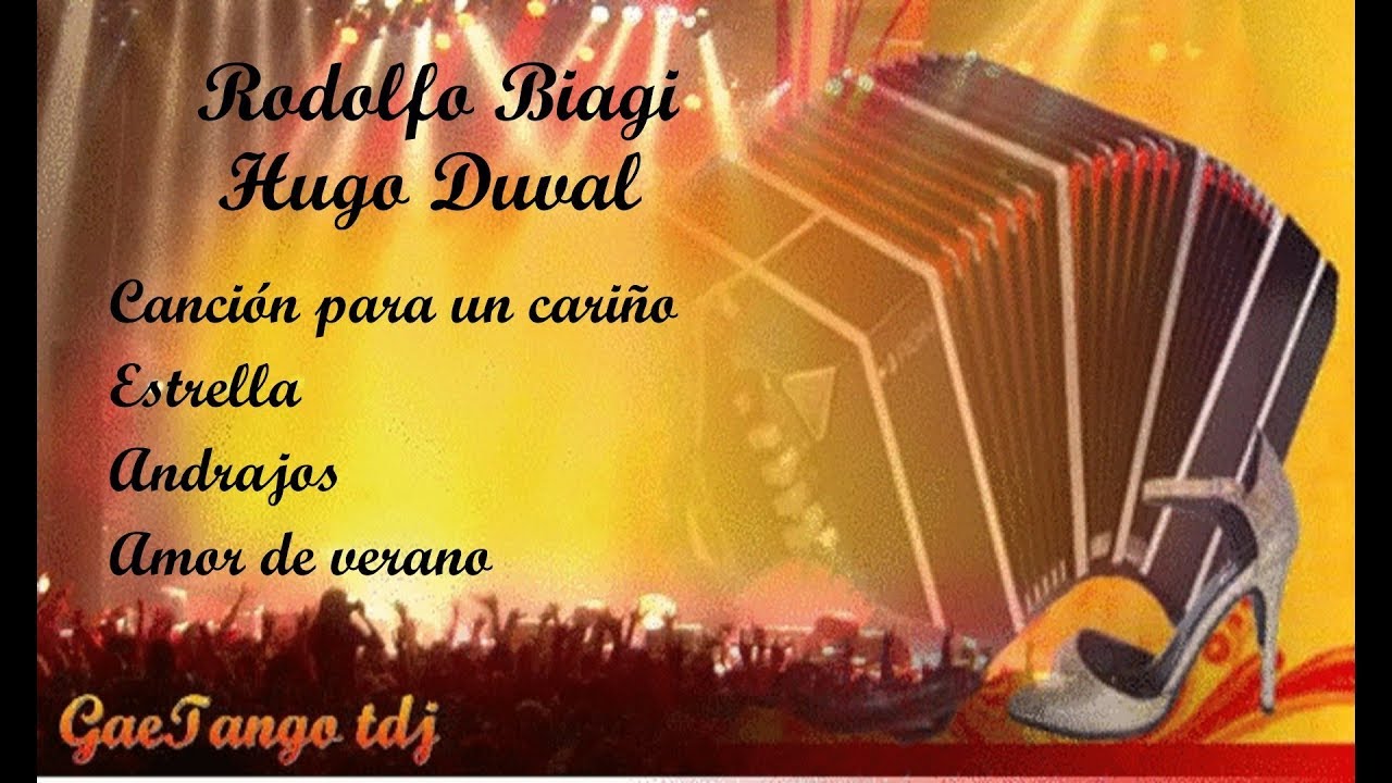 Tanda di tango  Rodolfo Biagi  Hugo Duval  1961 62