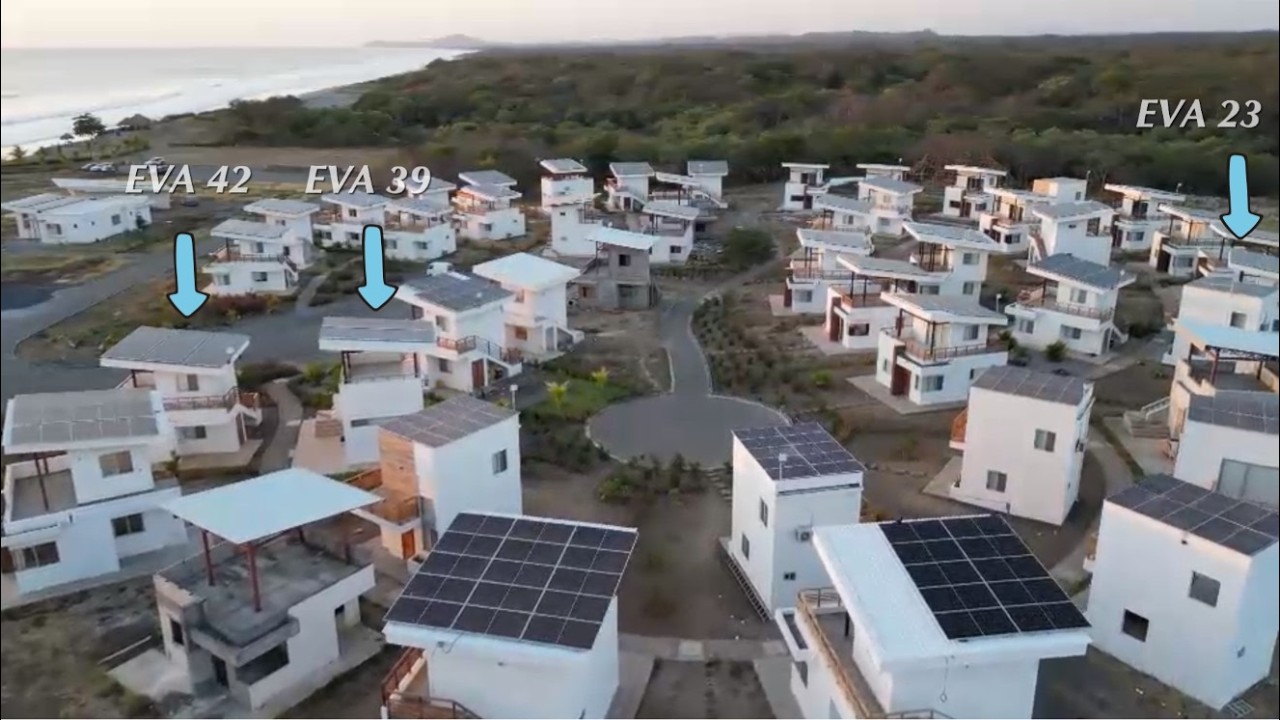 4K Video - Solar Power Tiny Homes For Sale On The Beach In Gran Pacifica, Asuchillo Beach, Nicaragua