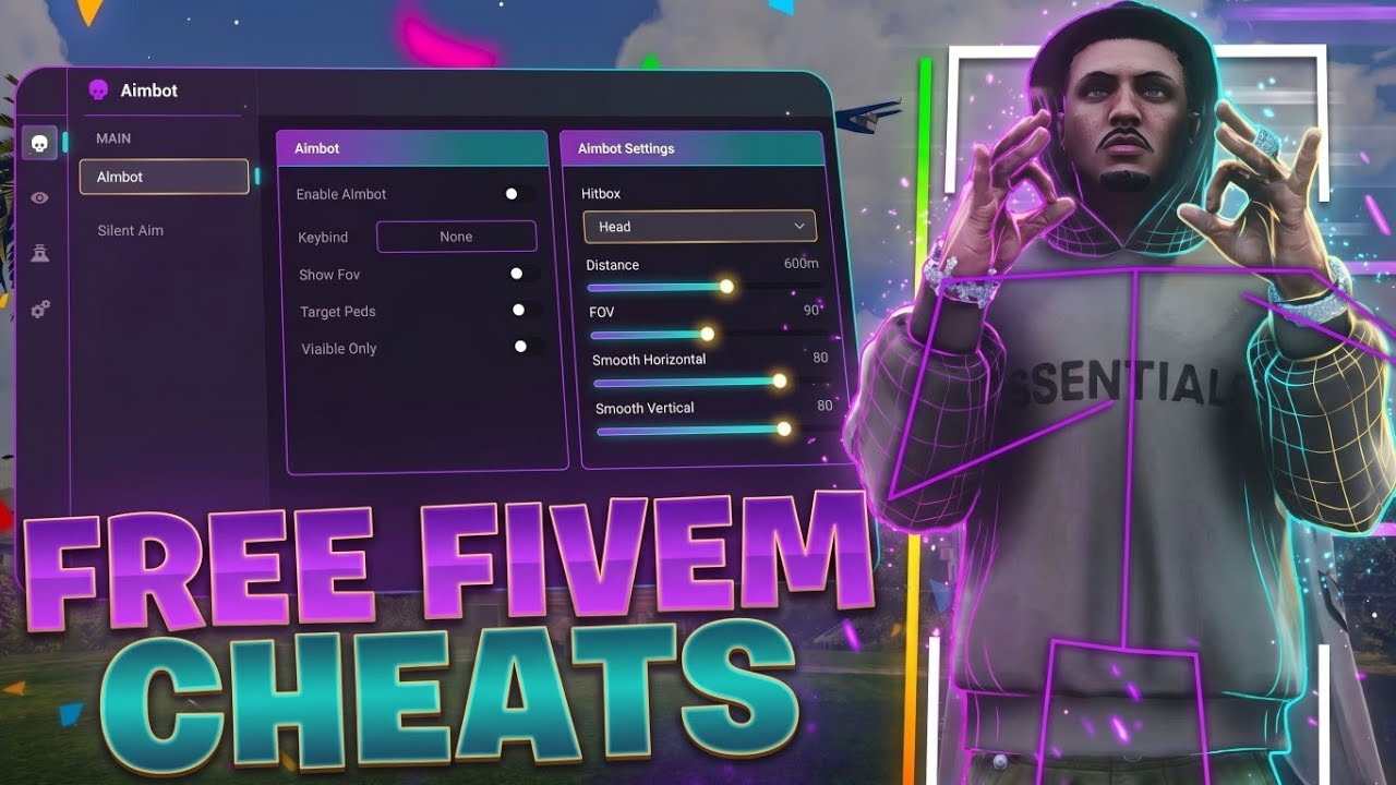UNDETECTED FiveM Cheat | Skeleton ESP + Weapon Menu + Speed Hack | Free Download 🌟