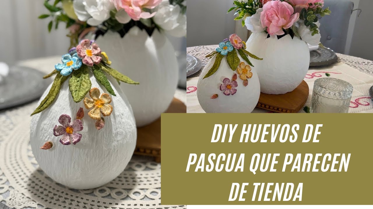 DIY HUEVOS DE PASCUA QUE PARECEN DE TIENDA