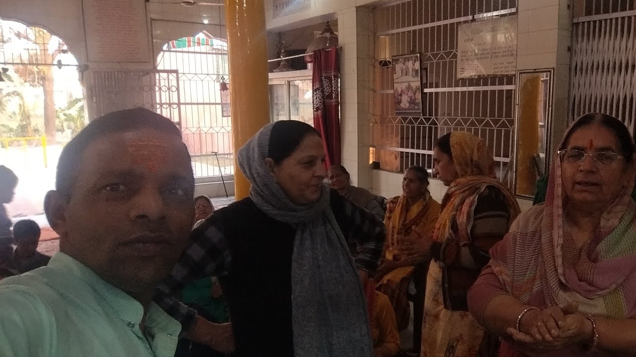 मंदिर में सत्संग 🕉️❤️ जय बाबा विश्वकर्मा 🙏🥰