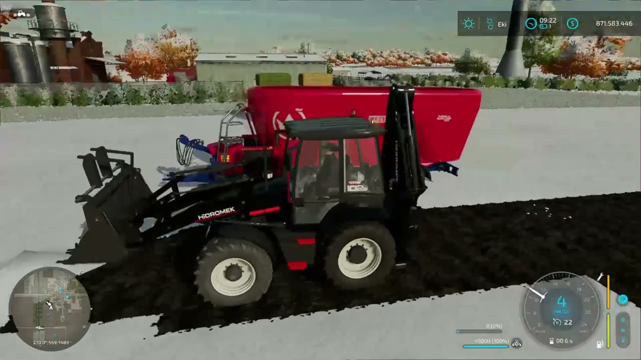 S 22'de Yerli Gururu! Hidromek 102B ile Kar Fırtınasına Meydan Okuduk!