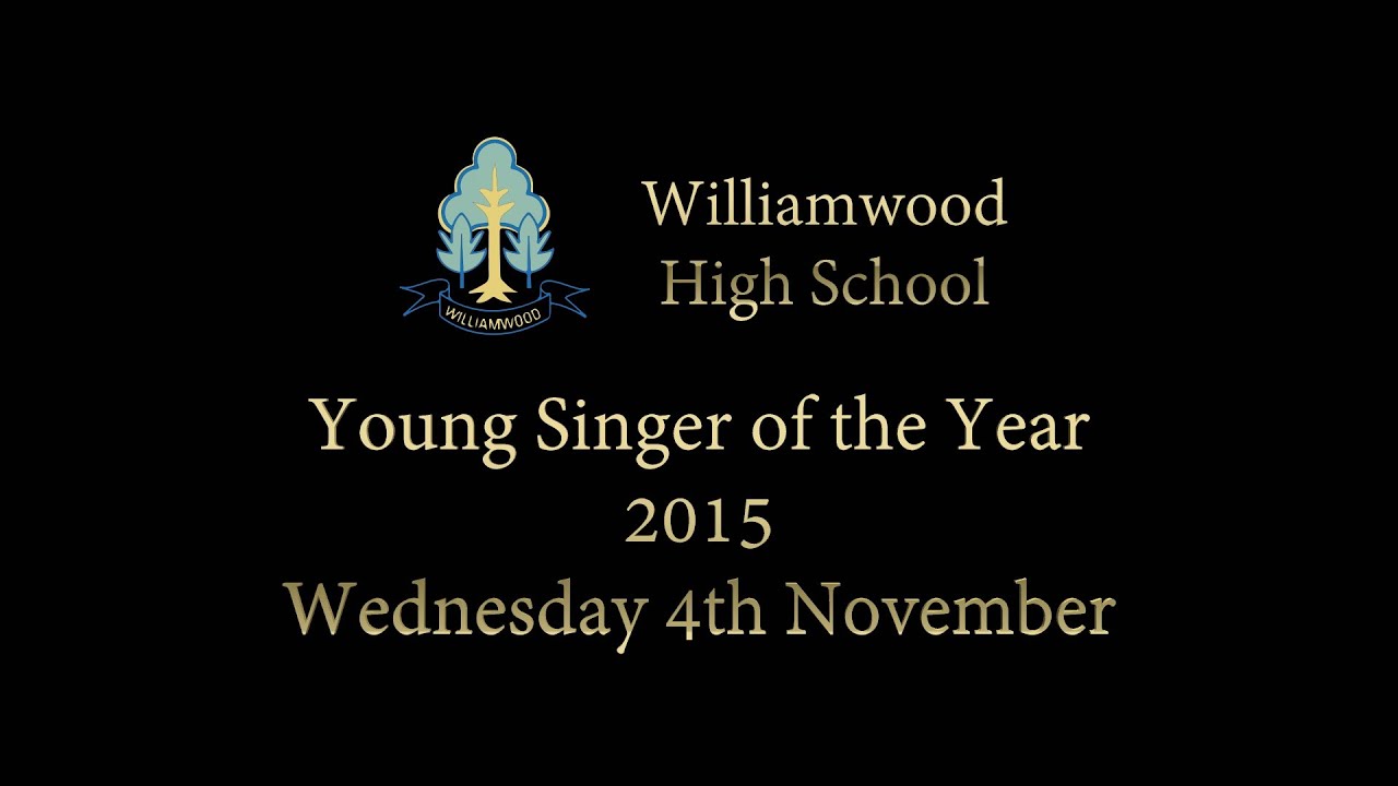 Williamwood High Young Singer 2015