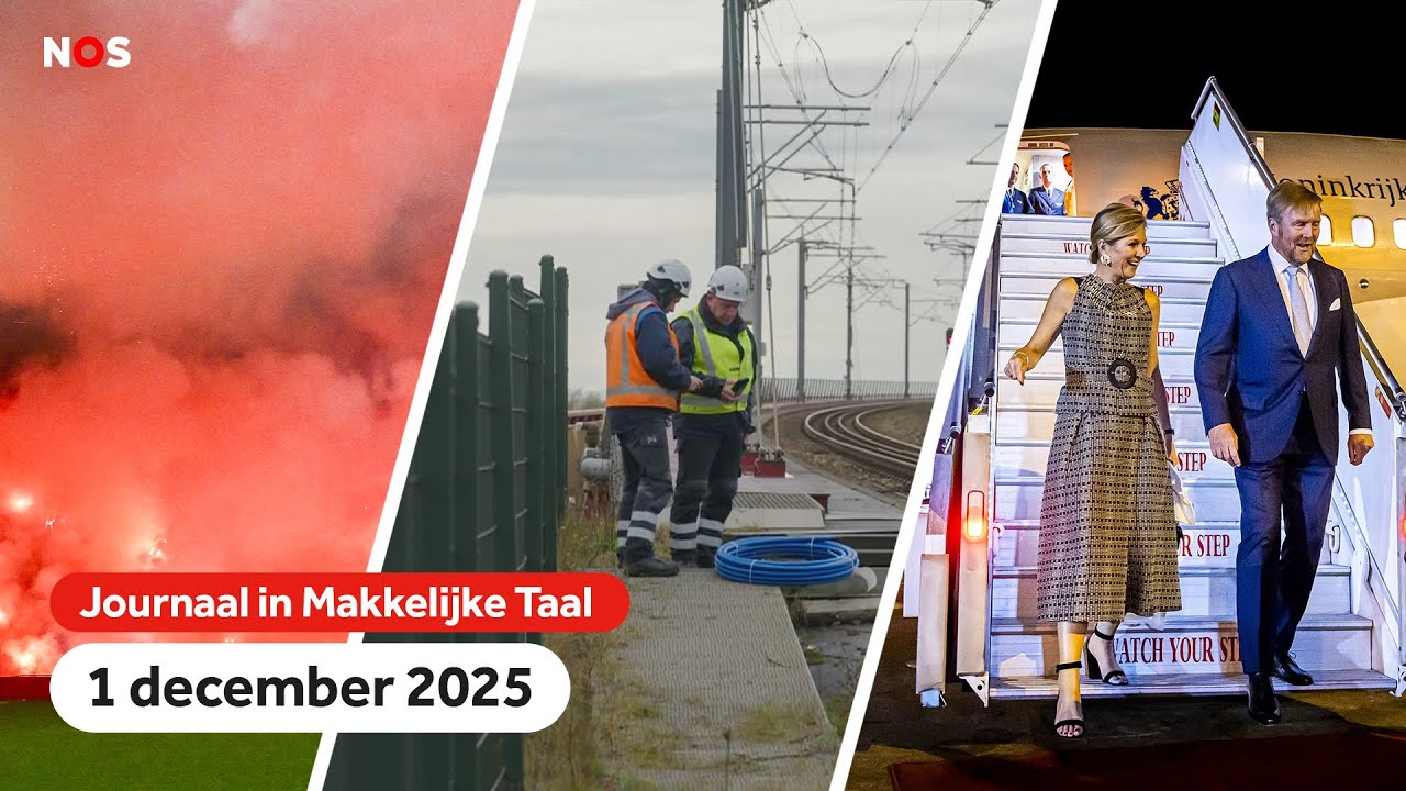 Voetbalwedstrijd gestopt door vuurwerk, koperdieven bij het spoor, koning op bezoek in Suriname.
