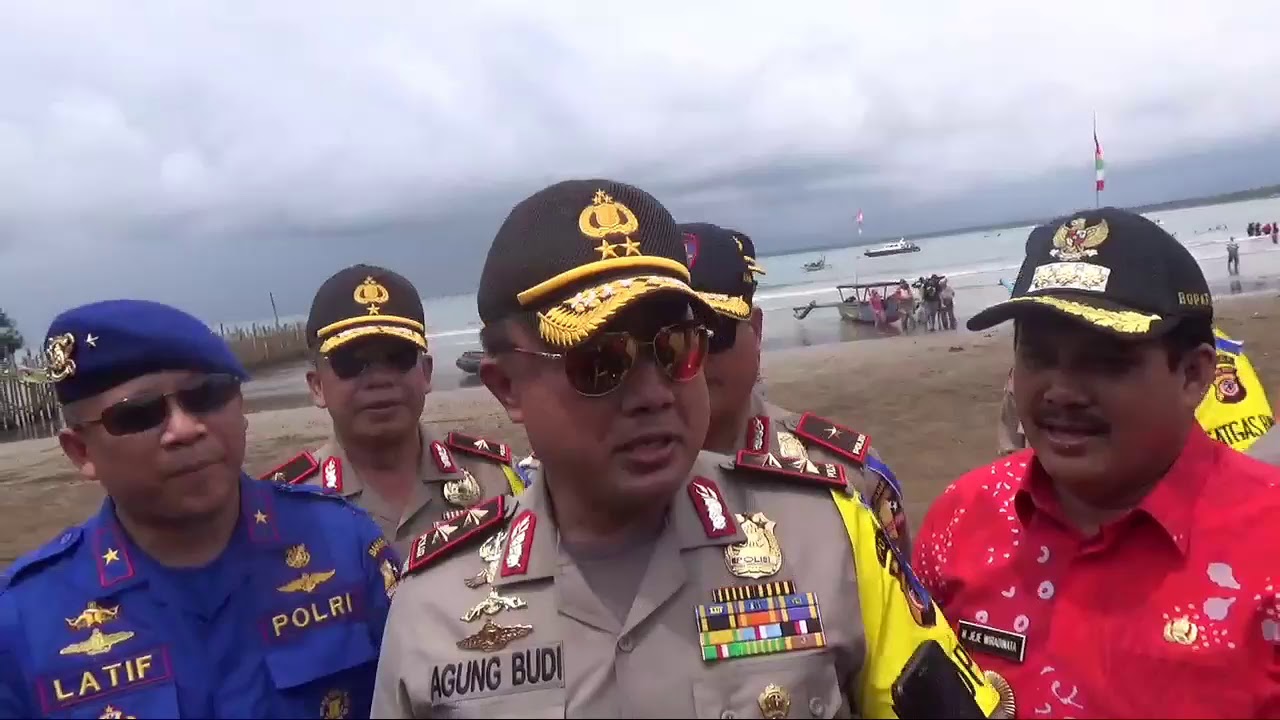 Pengamanan Tahun Baru Kapolda Jabar ke Pangandaran