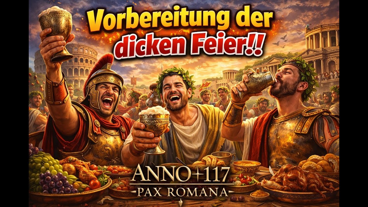 Die Dicke Feier vorbereiten ! [Lets Play Anno 117 Pax Romana Ps5 Pro German] Part 4