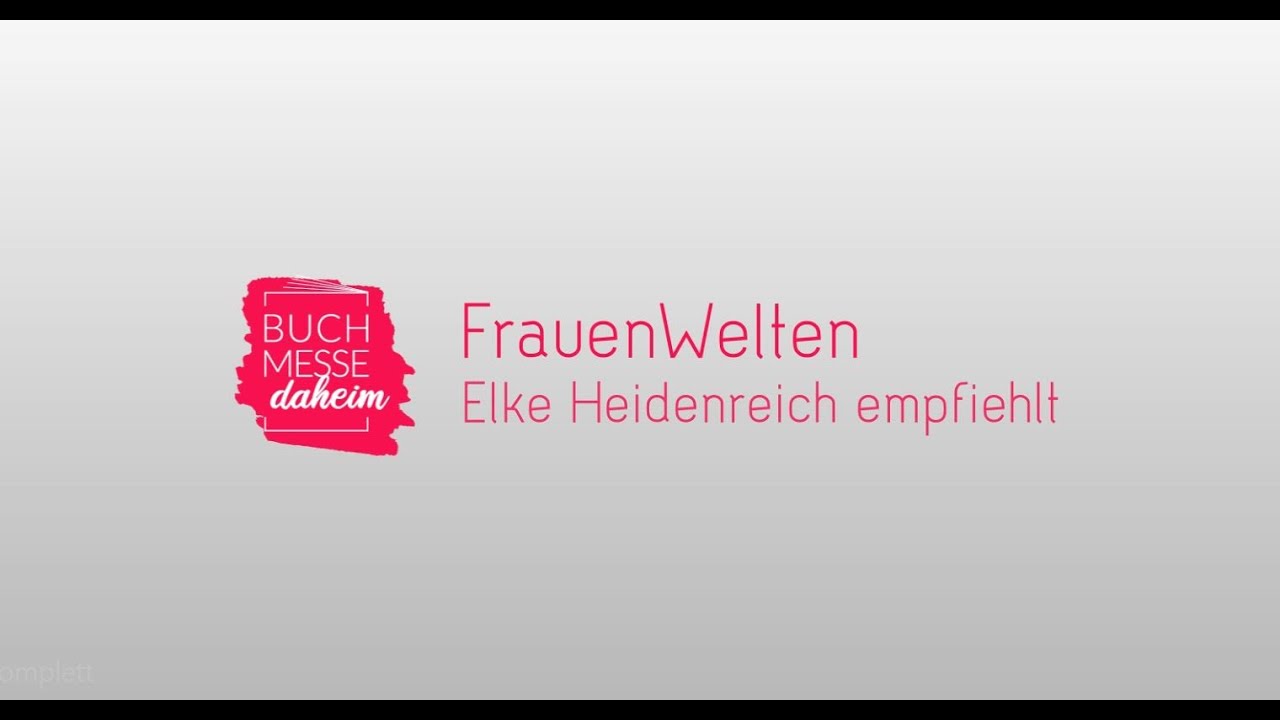 Buchmesse daheim: Elke Heidenreich empfiehlt