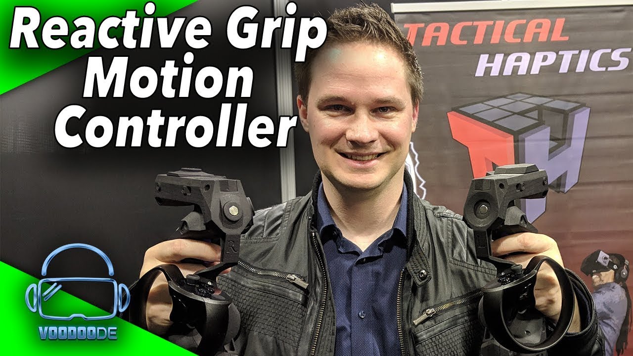 Better than Valve Index Controller?! The Reactive Grip Motion Controller!