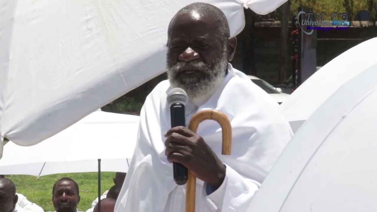 Preaching by Bishop Chiome at Hatfield Primary School, Suday morning Service