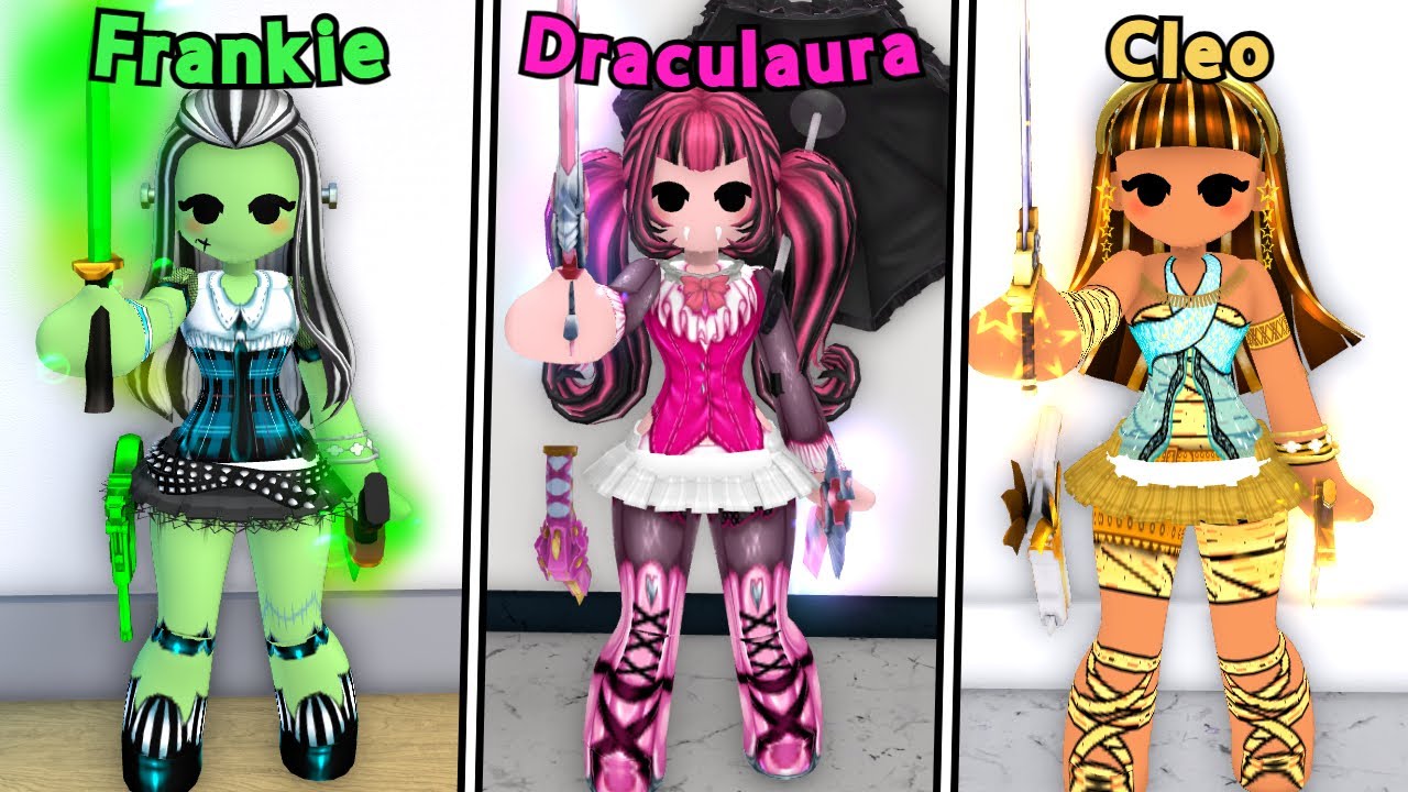Roblox MM2, But ITS DIFFERENT MONSTER HIGH Characters..