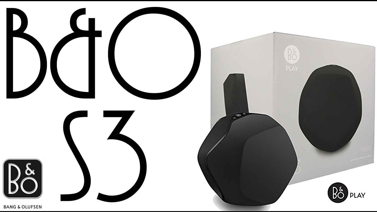 Bang & Olufsen BeoPlay S3 Bluetooth Portable Speaker