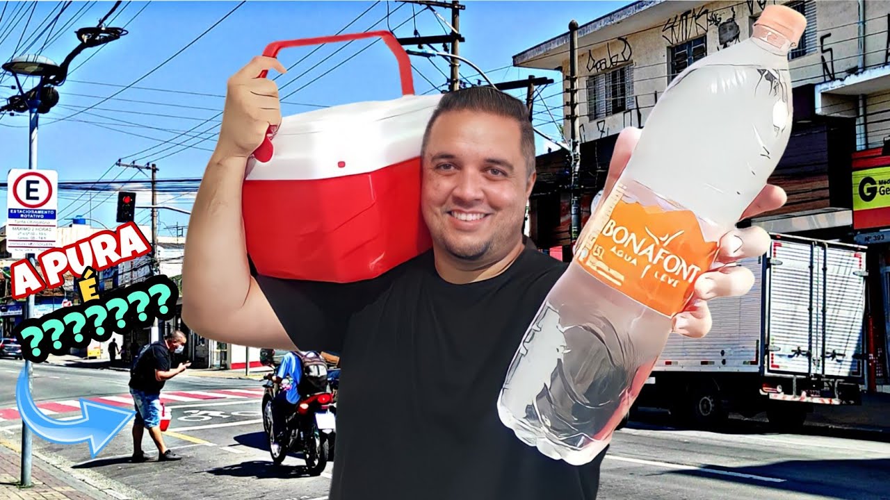 VENDENDO ÁGUA BONAFONT NO SINAL / VENDER ÁGUA DÁ DINHEIRO