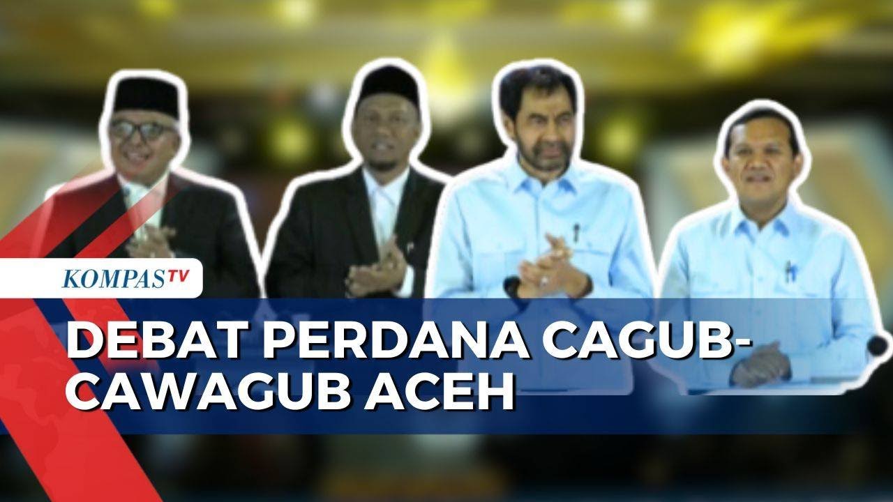 2 Pasangan Cagub-Cawagub Aceh Adu Gagasan di Debat Perdana