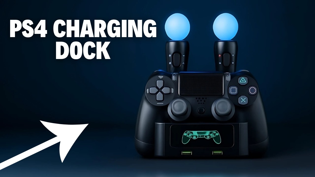 PS4 & PS4 Pro Charging Dock Review – Charge Controllers & PS Move at Once!