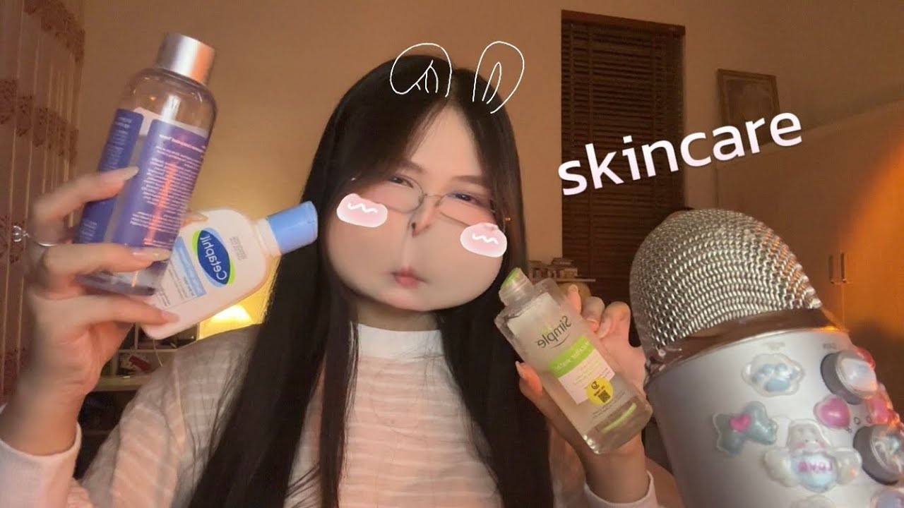 Honq&bull;Asmr|| Asmr rolepļay skincare cho bạn trước khi đi ngủ💤