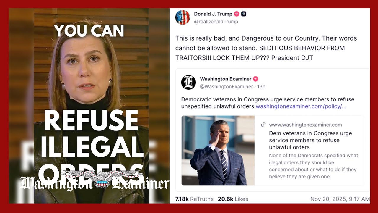 Трамп критикует «предателей» ветеранов-демократов за «подрывное поведение», ссылаясь на Washingto...