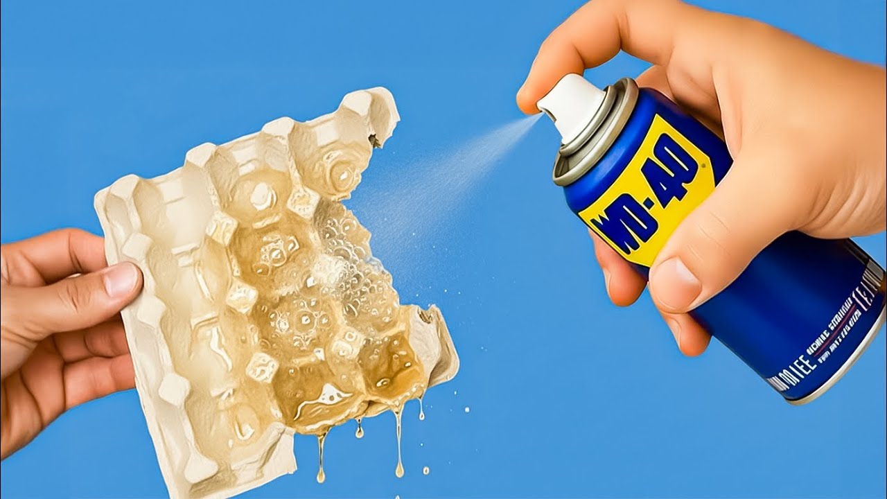 Смешайте WD40 с яичным лотком и заработайте доллары😱! Почему я не знал этого раньше?