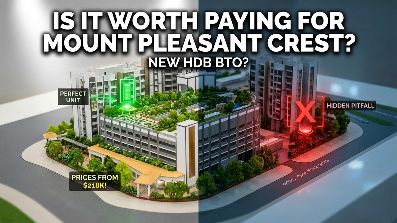 📊🏠 3D Model Tour | Is It Worth Paying For Mount Pleasant Crest New HDB BTO? 🤔 Prices From $218K! 💰