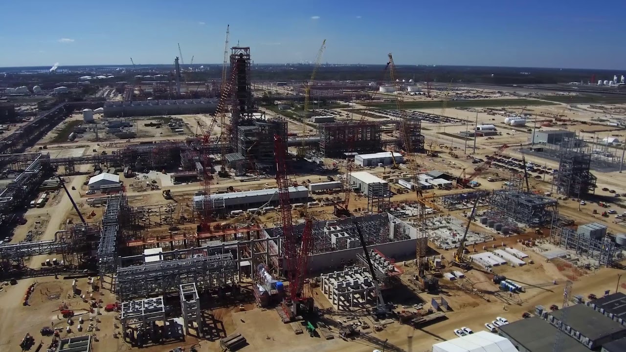 Sasol’s US Mega Project (March 2018) | Latest aerial view of construction