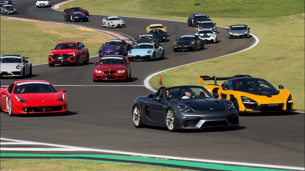 MAIS DE 50 SUPERESPORTIVOS ACELERANDO NO AUTÓDROMO DO VELO CITTA *João Vilkas*