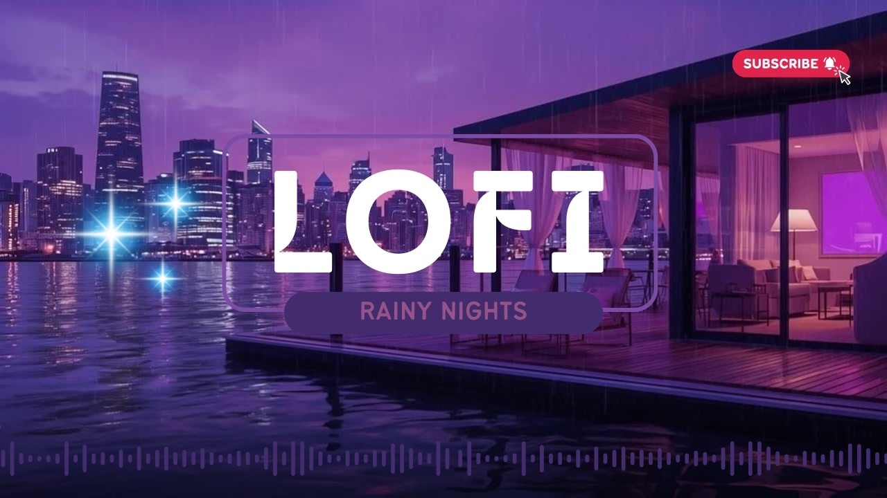 Lofi Hip Hop Beats 🌧️ Rainy Night City Vibes | Chill, Study & Relax