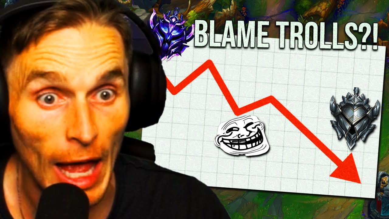 DIAMOND DEMOTES AND IS NOW HARDSTUCK SILVER BLAMING TROLLS