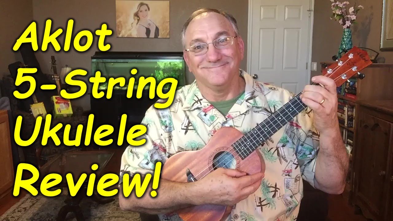 Aklot 5-string tenor uke review and comparison to the Aklot 4-string tenor ukulele!