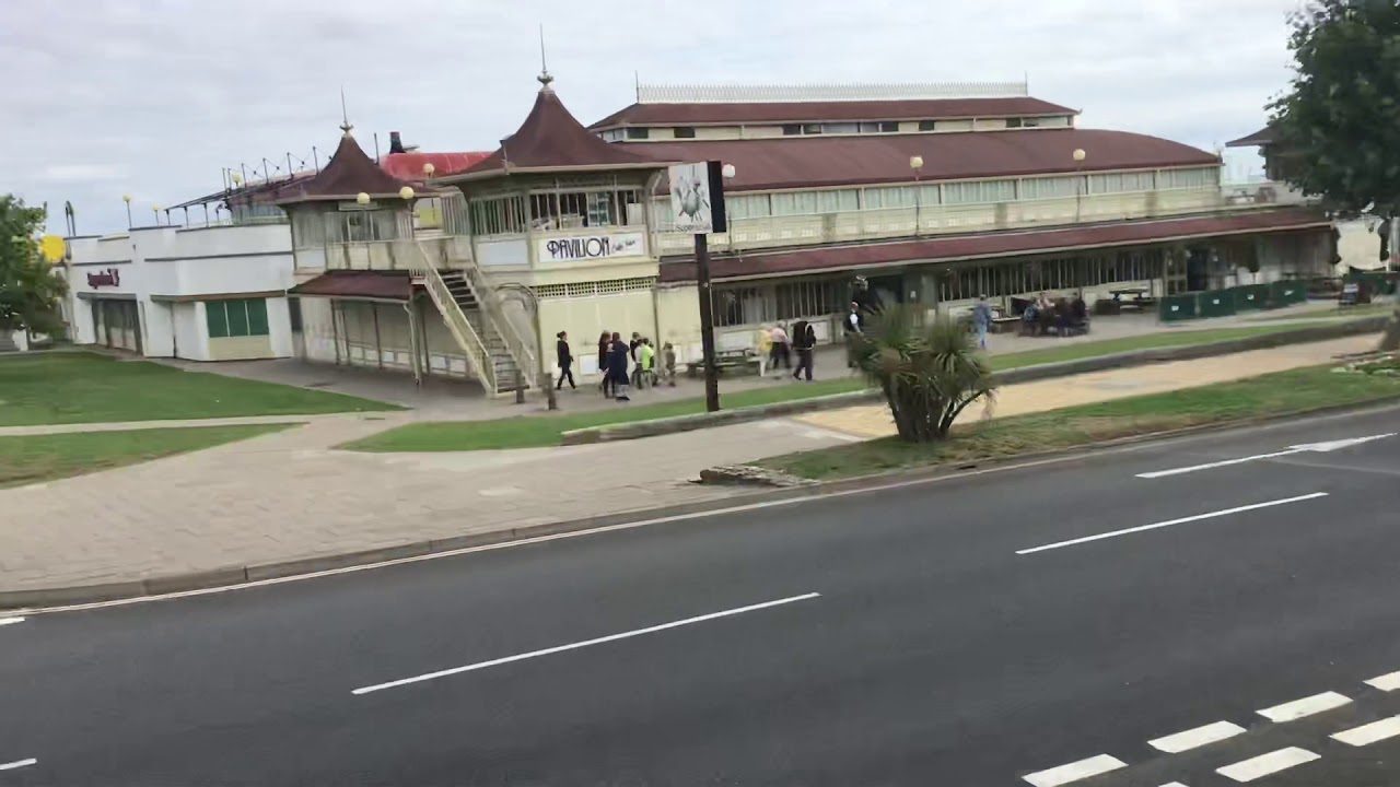 Us getting off the Southern Vectis Downs Breezer back at Ryde Bus Station