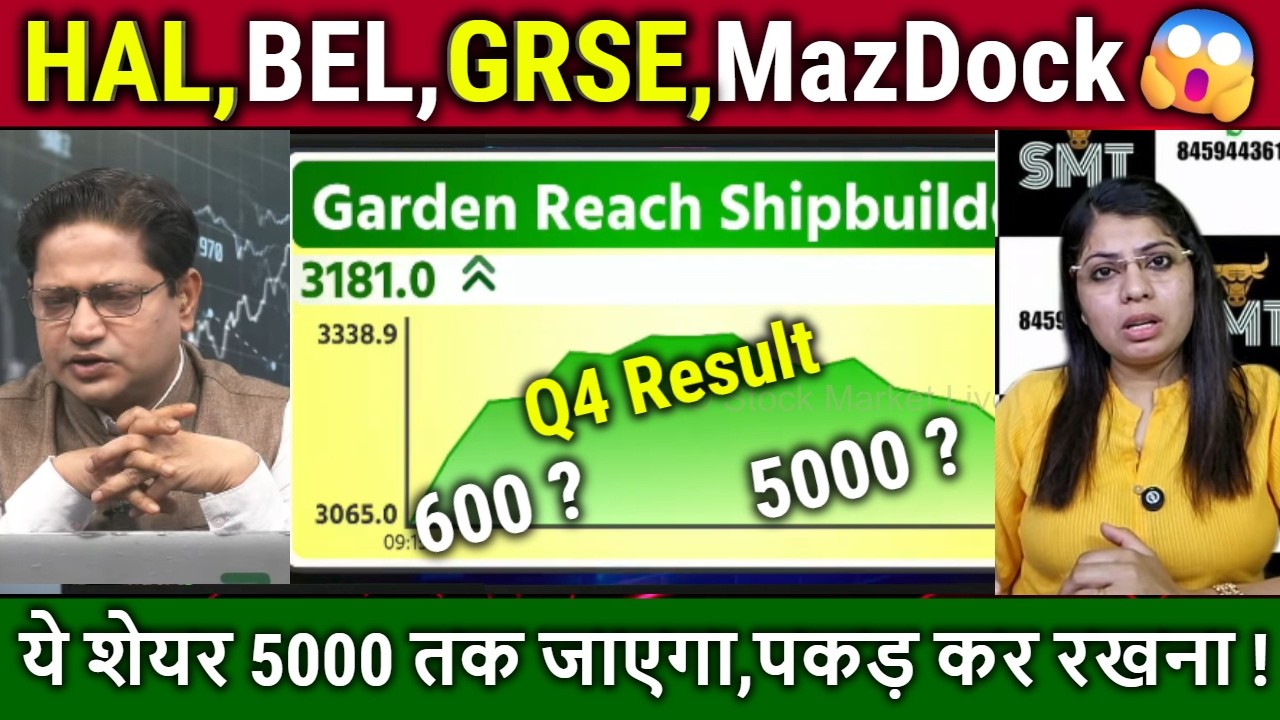HAL,BEL,GRSE,MazDock share latest news/GRSE Q4 Result Analysis,target 2026/Defance stocks to buy