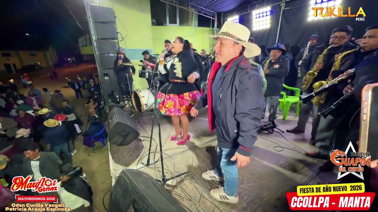MARIFLOR GOMEZ EN LA  FIESTA DE AÑO NUEVO 2026- CCOLLPA MANTA HUANCAVELICA-(01/01/26) Huaylarsh