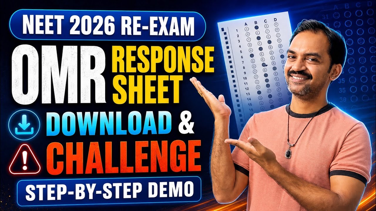 🚨 NEET 2026 OMR Challenge Open! Last Date July 15 | Scanner Error-a Check Pannunga | NTA Update
